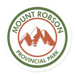 Mount Robson Provincial Park Classic Round Sticker