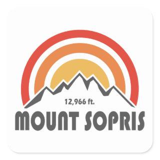 Mount Sopris Square Sticker