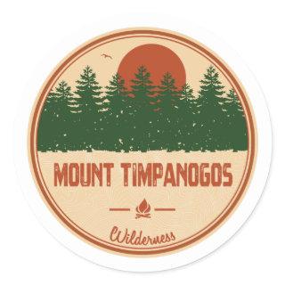 Mount Timpanogos Wilderness Utah Classic Round Sticker