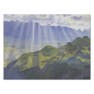 Mountain Landscape in Switzerland (Serebriakova) Tissue Paper