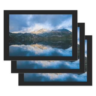 Mountains and Lake Scenic Nature Photo  Sheets