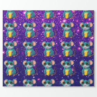 Mouse Cute Charming Themed Character Gift Wrap