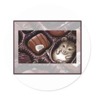 Mouse in the Chocolate Box Classic Round Sticker