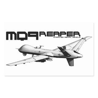 MQ-9 Reaper Rectangle Stickers
