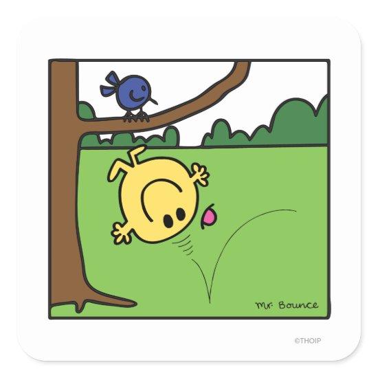 Mr. Bounce In The Park Square Sticker