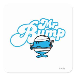 Mr. Bump | Bandaged Thumb Square Sticker