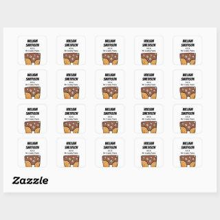 Mr Cranky Pants Customisable Square Sticker