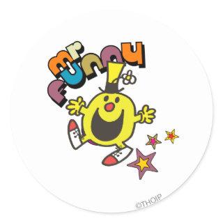 Mr. Funny | Shining Stars Classic Round Sticker