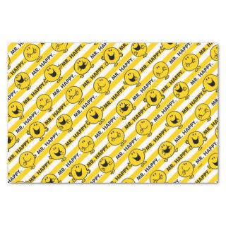 Mr Happy | Yellow Stripes Pattern Tissue Paper