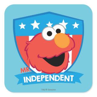 Mr. Independent Elmo Square Sticker