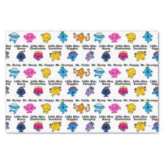 Mr Men & Little Miss | Character Names Tissue Paper