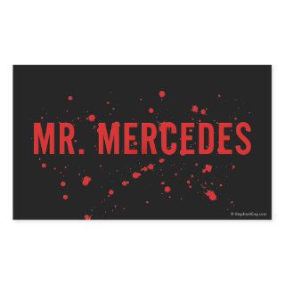 Mr. Mercedes Logo Rectangular Sticker
