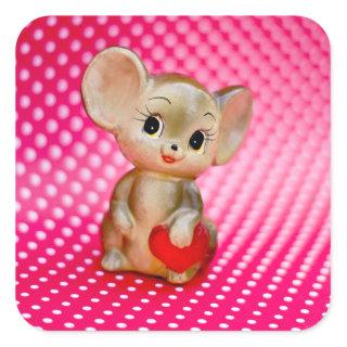 Mr. Mouse Square Sticker