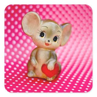 Mr. Mouse Square Sticker