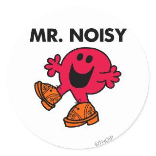 Mr. Noisy | Large Walking Clogs Classic Round Sticker