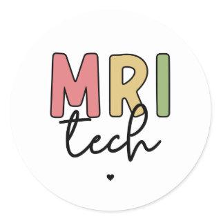 MRI Tech | MRI Technologist Gifts  Classic Round Sticker