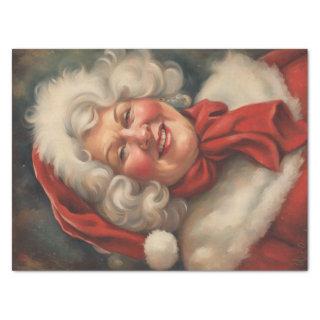 Mrs. Claus Holiday Cheer Decoupage Paper