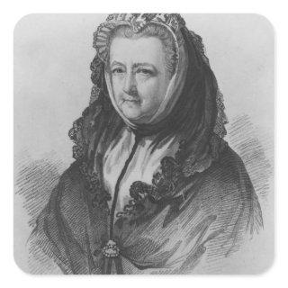Mrs Mary Delany Square Sticker