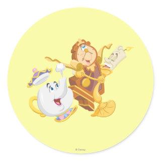 Mrs. Potts & Friends Classic Round Sticker