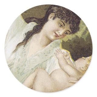 Mrs. Winslow's Soothing Syrup, For Children Classic Round Sticker