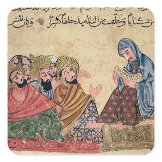 MS Ahmed III 3206 The Philosopher Square Sticker
