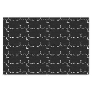 MSG Monosodium Glutamate Molecule Chemical Formula Tissue Paper