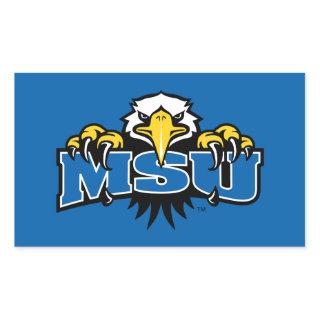 MSU Morehead State Eagles Rectangular Sticker