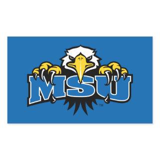 MSU Morehead State Eagles Rectangular Sticker