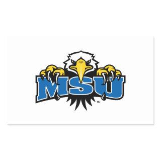 MSU Morehead State Eagles Rectangular Sticker