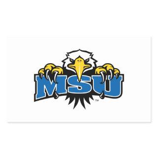 MSU Morehead State Eagles Rectangular Sticker