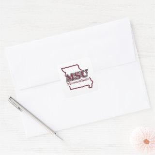 MSU State Love Square Sticker