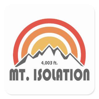 Mt. Isolation New Hampshire Square Sticker