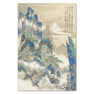 Mt.Penglai (Mountain of Immortals) by Tomita Keise Tissue Paper