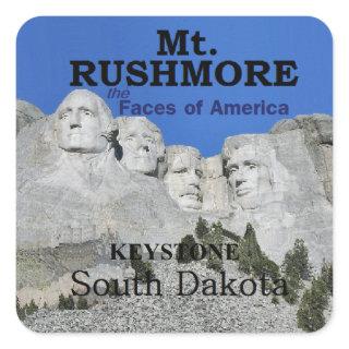 Mt. Rushmore Square Sticker