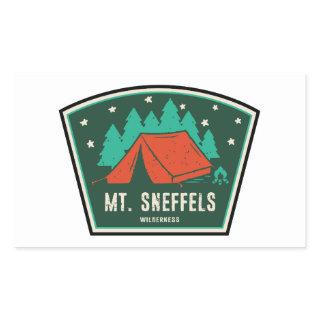 Mt. Sneffels Wilderness Colorado Camping Rectangular Sticker