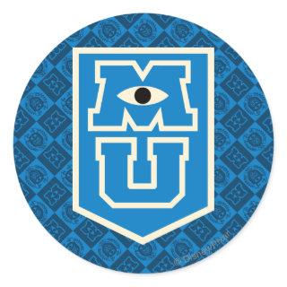 MU Flag Logo Classic Round Sticker