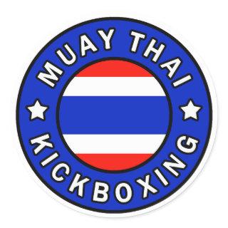 Muay Thai Classic Round Sticker