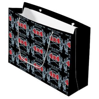 Mud Up or Shut Up 4x4 Off Road Large Gift Bag