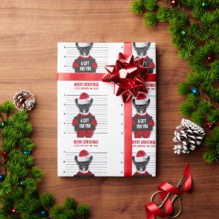 Mugshot Bad Santa's Dog Funny Christmas