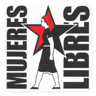 mujeres libres sticker