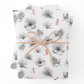 Mulan "Loyal Brave True" Flower & Spirit Pattern  Sheets