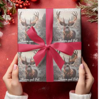 Mule Deer and Christmas Lights