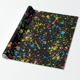 Multi-Color Mini Paint Splatter Confetti Blast