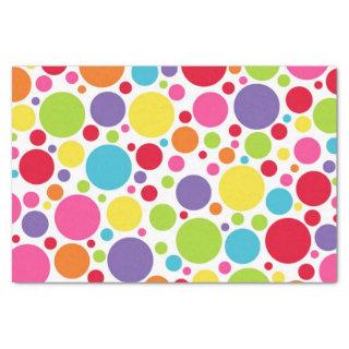 Multi Colored Polka Dot Tissue Paper