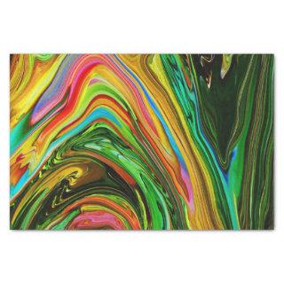 Multicolor Marble Art Tissue Paper ColorWave