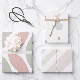 Multicolor Pastel Abstract Polka Dot Stripe   Sheets