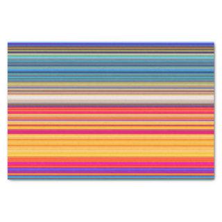Multicolor Striped Pattern Tissue Paper