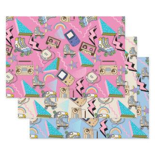 Multicolor   Flat Sheet Set of 3