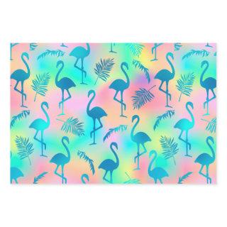 Multicolored Flamingos  Sheets