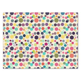 Multicolored Polka Dots Tissue Paper